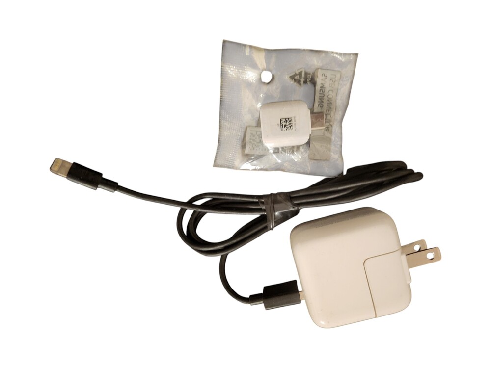 iPhone Wall charging bundle - USB Charging Brick with 4ft Lightning Cable and US